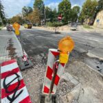 25.08.2021. Kielce. Remont ulicy Żeromskiego / Wiktor Taszłow / Radio Kielce