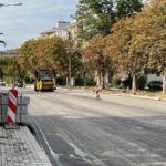 25.08.2021. Kielce. Remont ulicy Żeromskiego / Wiktor Taszłow / Radio Kielce