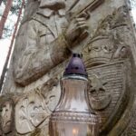 15.08.2021 Hucisko. Miejsce walki Oddziału Wydzielonego Wojska Polskiego majora Henryka Dobrzańskiego „Hubala”. / Marcin Marszałek