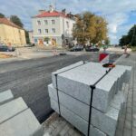 25.08.2021. Kielce. Remont ulicy Żeromskiego / Wiktor Taszłow / Radio Kielce