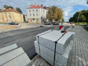 25.08.2021. Kielce. Remont ulicy Żeromskiego / Wiktor Taszłow / Radio Kielce