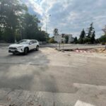 25.08.2021. Kielce. Remont ulicy Żeromskiego / Wiktor Taszłow / Radio Kielce