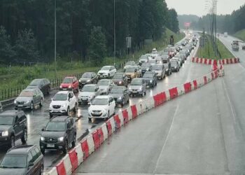Autostrada A1 w Nowej Wsi koło Torunia / a1.com.pl