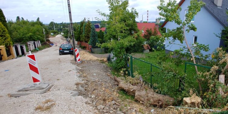 18.08.2021. Kielce. Remont ul. Naruszewicza / Marcin Marszałek / Radio Kielce