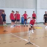 19.08.2021 Kielce. Zawodnicy Szkoły Mistrzostwa Sportowego Związku Piłki Ręcznej podczas obozu przygotowawczego / Maciej Makuła / Radio Kielce