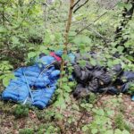 21.08.2021. Hucisko koło Stąporkowa. Nielegalne wysypisko śmieci / Stowarzyszenie Historyczno-Eksploracyjne „Kohorta”