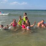 3.08.2021. Bobolin. Kolonie dla dzieci z gminy Zawichost. Na zdjęciu: uczestnicy kolonii / Facebook