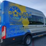 17.08.2021 Pawłów. Bus dla drużyny Arka Pawłów / Arka Pawłów/Facebook