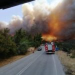 Grecja. Polscy strażacy walczą z pożarami / Zespół prasowy KG PSP