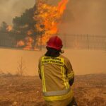 Grecja. Polscy strażacy walczą z pożarami / Zespół prasowy KG PSP