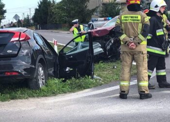 19.08.2021 Świniary Nowe, w gminie Łoniów. Wypadek / 112Sandomierz - Ratownictwo powiatu sandomierskiego/Facebook