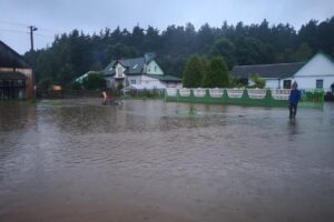 30.08.2021. Gmina Bodzentyn. Podtopienia / Dariusz Skiba/Facebook