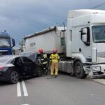 04.08.2021. Zrecze Duże. Wypadek / KM PSP Kielce