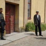 28.08.2021. Czostków w gminie Krasocin. Stacja kolejowa Ludynia. Zdjęcie z planu filmu: Zbigniew Kruszelnicki „Wilk" - rok 2017. / archiwum własne