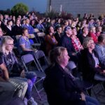 19.08.2021. Sandomierz. Dziedziniec Zamku Królewskiego. Koncert Kamila Bednarka / Grażyna Szlęzak-Wójcik / Radio Kielce