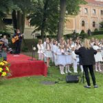 25.08.2021. Sandomierz. Przyjęcie symboli Światowych Dni Młodzieży / Grażyna Szlęzak-Wójcik / Radio Kielce