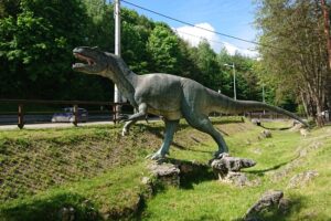 Dinozaury symbolem Bałtowa są już od 20 lat