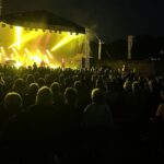 19.08.2021. Sandomierz. Dziedziniec Zamku Królewskiego. Koncert Kamila Bednarka / Grażyna Szlęzak-Wójcik / Radio Kielce