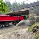 30.08.2021. Kielce. Utrudnienia na ulicy Chorzowskiej / Wiktor Taszłow / Radio Kielce