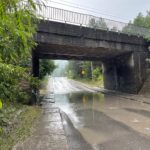 30.08.2021. Kielce. Utrudnienia na ulicy Chorzowskiej / Wiktor Taszłow / Radio Kielce