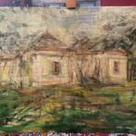 18.08.2021 Andruszkowice w gminie Samborzec. Plener malarski / Grażyna Szlęzak-Wójcik / Radio Kielce