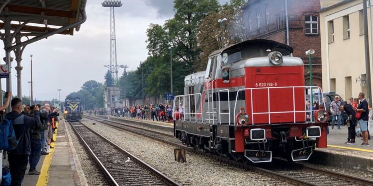 Parada lokomotyw w Nysie / Daniel Klimczak / Radio Opole