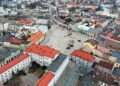 06.03.2020 Kielce. Widok na Rynek i ratusz / Jarosław Kubalski / Radio Kielce