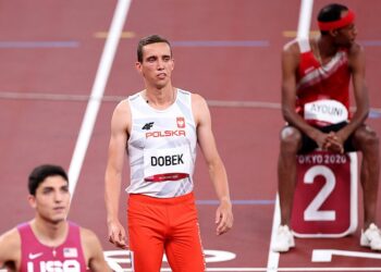 Polak Patryk Dobek zdobył brązowy medal olimpijski w biegu na 800 m / Leszek Szymański / PAP