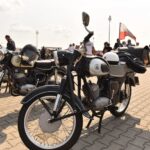 22.08.2021. Włoszczowa. XIV Świętokrzyski Zlot Motocykli SHL i Pojazdów Zabytkowych / Magdalena Galas-Klusek / Radio Kielce