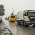 04.08.2021. Kielce. Wypadek na ulicy Batalionów Chłopskich / Piotr Kwaśniewski / Radio Kielce