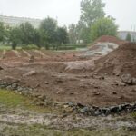 06.08.2021. Kielce. Budowa Mars Yardu / Sebastian Kalwat / Radio Kielce