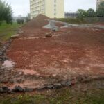 06.08.2021. Kielce. Budowa Mars Yardu / Sebastian Kalwat / Radio Kielce