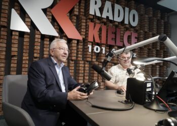 Na zdjęciu: Krzysztof Lipiec - prezes świętokrzyskich struktur PiS, Radosław Podsiadły - Radio Kielce / Dionizy Krawczyński / Radio Kielce