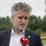 27.08.2021. Kielce. Akcja „Trzeźwy Poranek”. Na zdjęciu: Krzysztof Słoń - senator PiS / Piotr Kwaśniewski / Radio Kielce