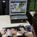 05.08.2021. Kielce. Muzeum Zabawek i Zabawy. Oldskulowe gry wideo / Anita Banaś / Radio Kielce