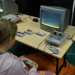 05.08.2021. Kielce. Muzeum Zabawek i Zabawy. Oldskulowe gry wideo / Anita Banaś / Radio Kielce