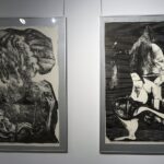 05.08.2021. Kielce. Biuro Wystaw Artystycznych. Dzieła polskich twórców współczesnych z kolekcji BWA w Sandomierzu / Anita Banaś / Radio Kielce