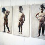 05.08.2021. Kielce. Biuro Wystaw Artystycznych. Dzieła polskich twórców współczesnych z kolekcji BWA w Sandomierzu / Anita Banaś / Radio Kielce