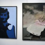 05.08.2021. Kielce. Biuro Wystaw Artystycznych. Dzieła polskich twórców współczesnych z kolekcji BWA w Sandomierzu / Anita Banaś / Radio Kielce