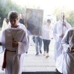 28.08.2021 Kielce. Kościół św. Maksymiliana Marii Kolbego. Symbole Światowych Dni Młodzieży / Jarosław Kubalski / Radio Kielce