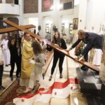 28.08.2021 Kielce. Kościół św. Maksymiliana Marii Kolbego. Symbole Światowych Dni Młodzieży / Jarosław Kubalski / Radio Kielce