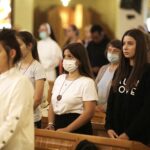 28.08.2021 Kielce. Kościół św. Maksymiliana Marii Kolbego. Symbole Światowych Dni Młodzieży / Jarosław Kubalski / Radio Kielce