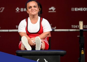 Na zdjęciu: Justyna Kozdryk - brązowa medalistka w podnoszeniu ciężarów w Igrzyskach Paraolimpijskich w Tokio / Polski Komitet Olimpijski/Twitter
