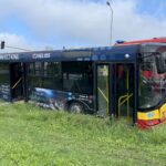 27.08.2021. Kielce. Wypadek miejskiego autobusu / Piotr Kwaśniewski / Radio Kielce
