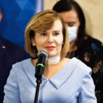 16.08.2021. Skarżysko-Kamienna. Otwarcie dworca kolejowego. Na zdjęciu: Anna Krupka - wiceminister kultury, dziedzictwa narodowego i sportu / Jarosław Kubalski / Radio Kielce