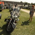 15.08.2021. Tokarnia. 15. Świętokrzyski Zlot Motocykli SHL i Pojazdów Zabytkowych / Jarosław Kubalski / Radio Kielce