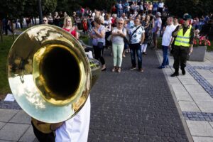 08.08.2021. Wodzisław. 56. Marsz Szlakiem I Kompanii Kadrowej / Jarosław Kubalski / Radio Kielce