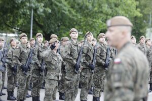 29.08.2021. Kielce. Przysięga żołnierzy z 10. Świętokrzyskiej Brygady Obrony Terytorialnej / Jarosław Kubalski / Radio Kielce