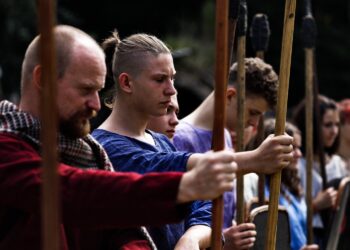 14.08.2021. Nowa Słupia. 54. Dymarki Świętokrzyskie / Jarosław Kubalski / Radio Kielce