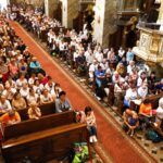 08.08.2021. Kielce. 40. Kielecka Piesza Pielgrzymka z Wiślicy na Jasną Górę w niedzielę dotarła do Kielc / Jarosław Kubalski / Radio Kielce